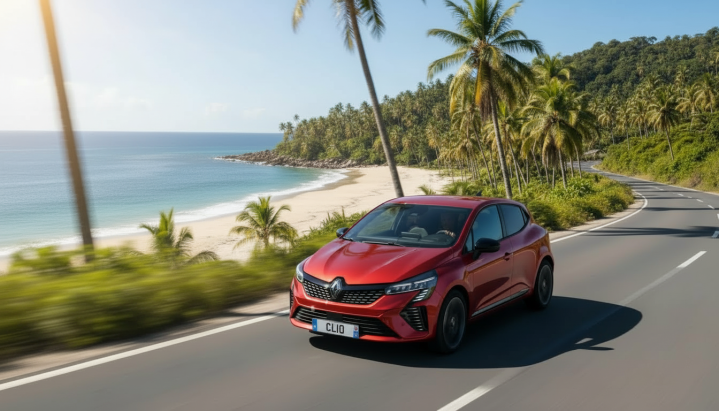 Clio 5 disponible à la location La Réunion